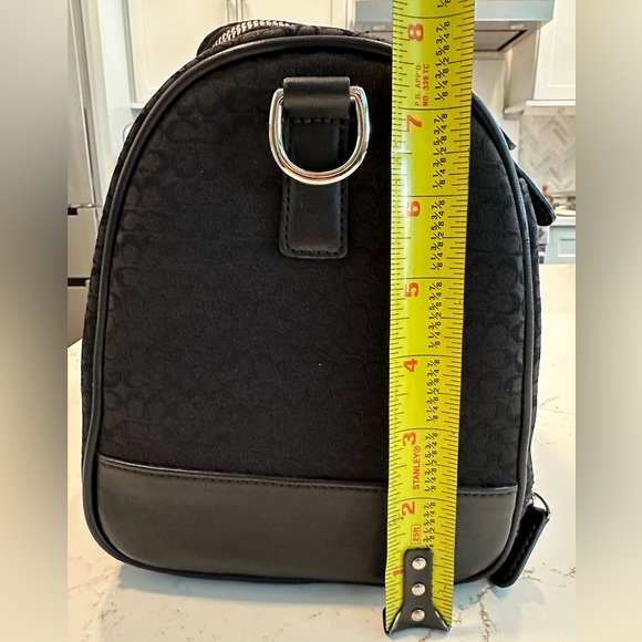 Black Coach Signature Mini Boston Bag - Picture 8 of 9